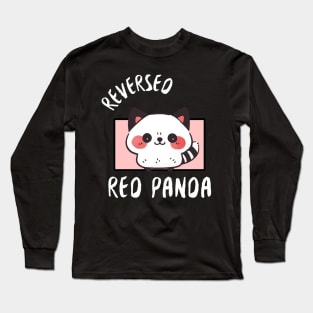Reversed Red Panda Long Sleeve T-Shirt